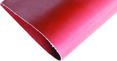 Vải sợi thủy tinh tổng hợp Silicone đỏ, Vải bọc một mặt / đôi Silicone