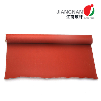 Vải màn chống cháy sợi thủy tinh nhiệt độ cao 0,4mm màu đỏ cho hệ thống điều khiển hỏa lực tòa nhà