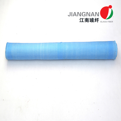 Màu xanh acrylic tráng 2 mặt Vải sợi thủy tinh Vải nhiệt độ cao