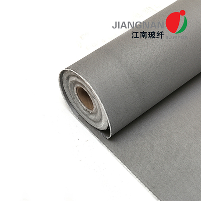 Trọng lượng nặng 0,8mm Chịu nhiệt Vải sợi thủy tinh phủ Pu được sử dụng cho các ống phân phối không khí