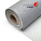 Vải chống cháy sợi thủy tinh silicone 0,4mm màu xám được sử dụng trong rèm khói