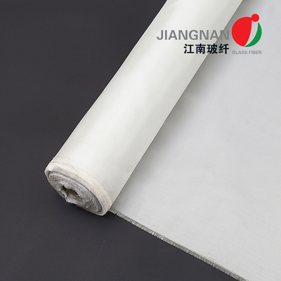 Vải sợi thủy tinh dệt trơn màu trắng với chứng nhận ISO9001 Vải sợi thủy tinh
