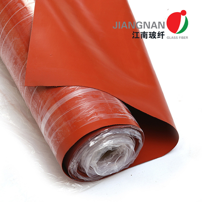 Bảo vệ nhiệt độ cao vải sợi thủy tinh phủ silicone để bảo vệ hàn