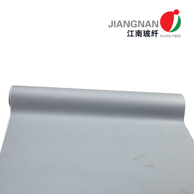 Vải sợi thủy tinh silicon màu xám Vải sợi thủy tinh tráng silicon có khả năng chống mài mòn tốt hơn