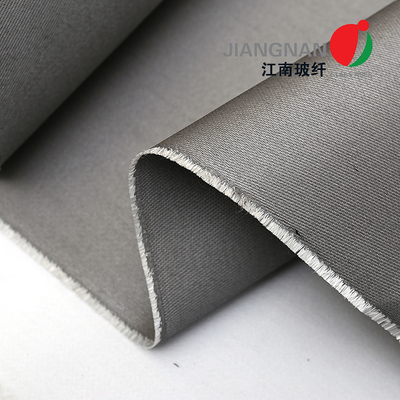 Dây thép không gỉ được gia cố bằng vải sợi thủy tinh phủ Pu một mặt cho rèm ngăn cháy