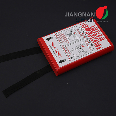Chăn cứu hỏa khẩn cấp BSI & LPCB BS EN 1869 2019 Túi chống cháy bằng sợi thủy tinh được chứng nhận Màu trắng/Hộp cứng