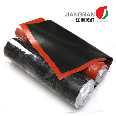 Vải sợi thủy tinh silicon phủ để hàn chăn chống nhiệt và công suất nặng