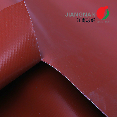Vải sợi thủy tinh hiệu suất cao được phủ cao su silicone để cách nhiệt