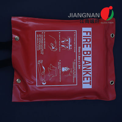 Giấy chứng nhận BSI Chăn chống cháy an toàn Vải sợi thủy tinh nhiệt độ cao khẩn cấp với BE EN 1869 được chấp thuận