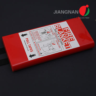 100% vải sợi thủy tinh Giá chăn cứu hỏa khẩn cấp 1mx1m An toàn gia đình với EN1869 đã được phê duyệt