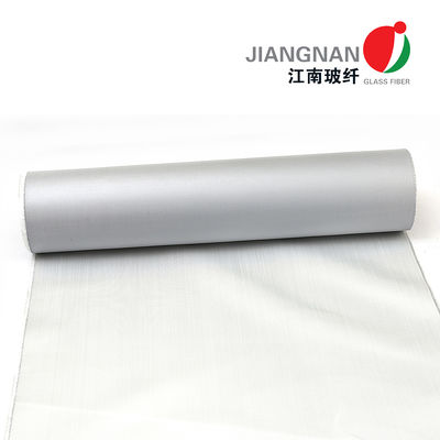 Màu xám cường độ cao Vải sợi thủy tinh tráng silicone tùy chỉnh để bảo vệ nhiệt