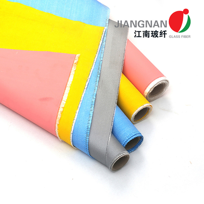 Vải sợi thủy tinh tráng silicone 1 mặt 18 Oz để bọc đường ống cách nhiệt
