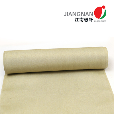 Vải sợi thủy tinh tráng phủ Vermiculite Vải cách nhiệt chịu nhiệt độ cao